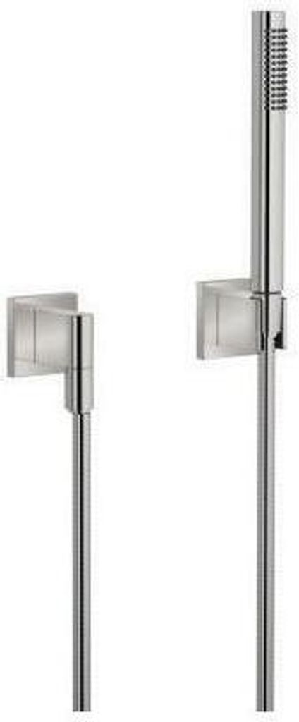 Dornb Schlauchbrausegarnitur m Einzelros. Durchf. max. 15 l/m platin