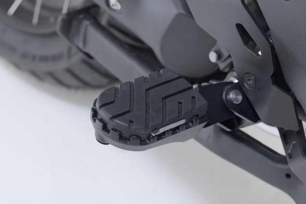 SW-Motech Kit repose-pieds Ion Noir en aluminium pour moto de trail