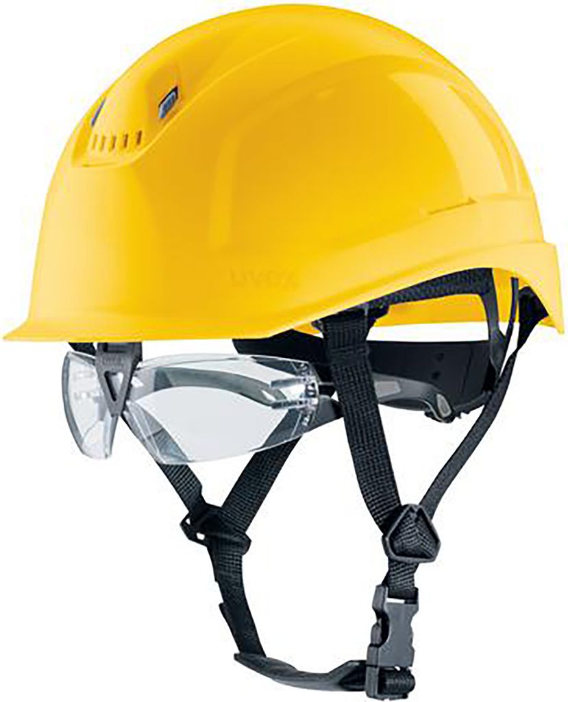 Schutzhelm uvex pheos S-KR 9772160 gelb mit Lüftungen