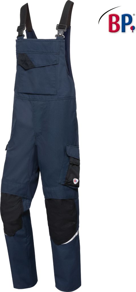 BP Latzhose für Herren - nachtblau/schwarz - 50s