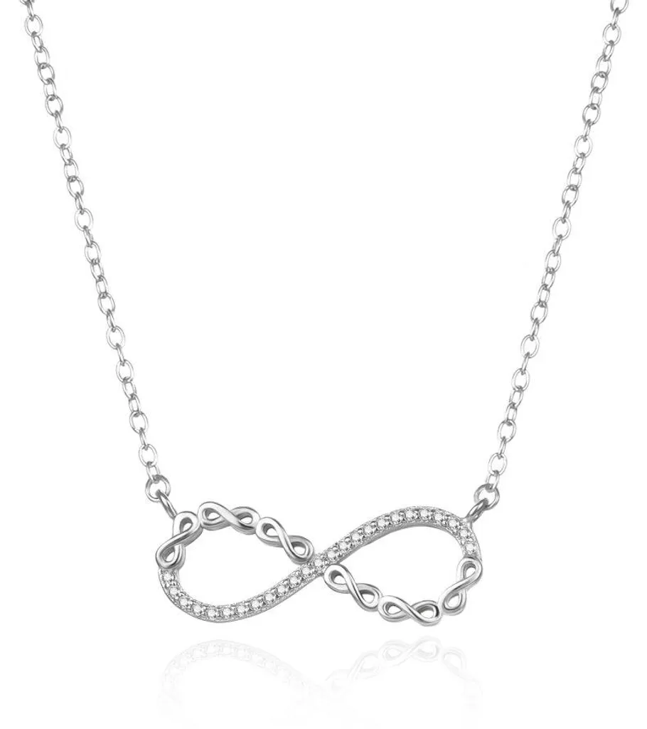Collier Infini argent hypoallergénique AGS1547/47 pour peaux sensibles