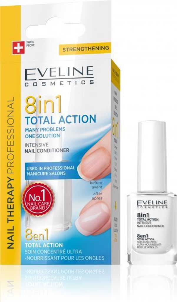 Eveline Cosmetics 8in1 Total Action Professionelle Nagel Produktbild 