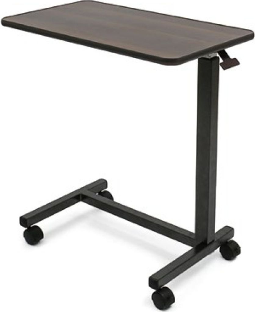 Homecare Innovation r Stabiler Überbetttisch - Stuhltisch mit Rollen - Betttisch - Höhenverstellbar