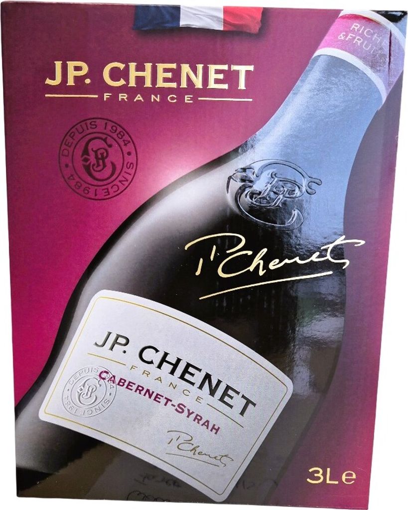 JP. Chenet Cabernet - Syrah 13% Vol. 3,0L Bag in Box Produktbild 