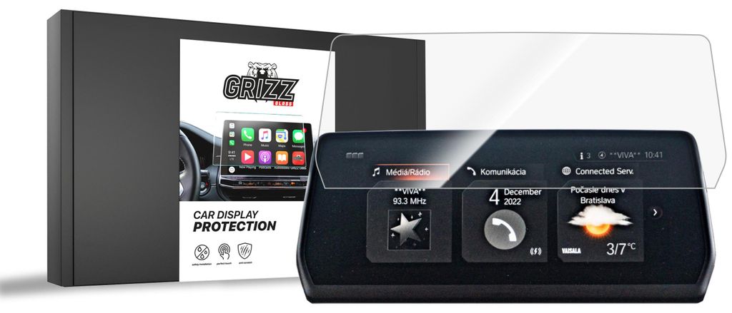 Keramische Autodisplayfolie für Toyota Supra GR (2019-2025), Grizz Protector