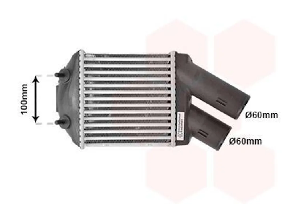 Intercooler de suralimentation LLK compatible Renault Megane 1