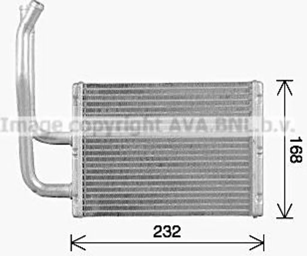 Scambiatore Calore AVA MZ6299 per Mazda 6 2.0 2.3 DI - OE GJ6A61A10