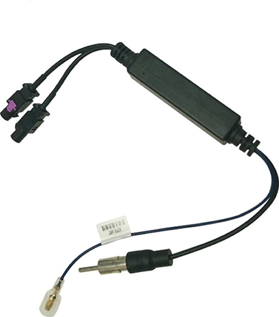 Radio Antenne Adapter male Dual Fakra Verstärker Booster für Volkswagen Audi Signal Antenne FM Antenne