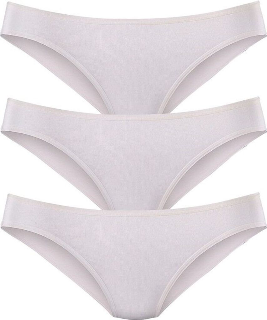 LASCANA Bikinislip aus hochwertiger Modal-Qualität weiß Produktbild 