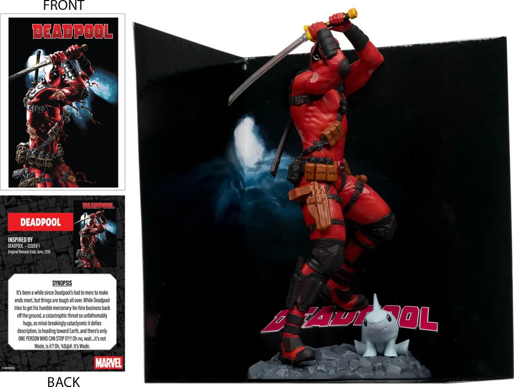 McFarlane 14822 Marvel Deadpool Figurine de Collection Échelle 1:10