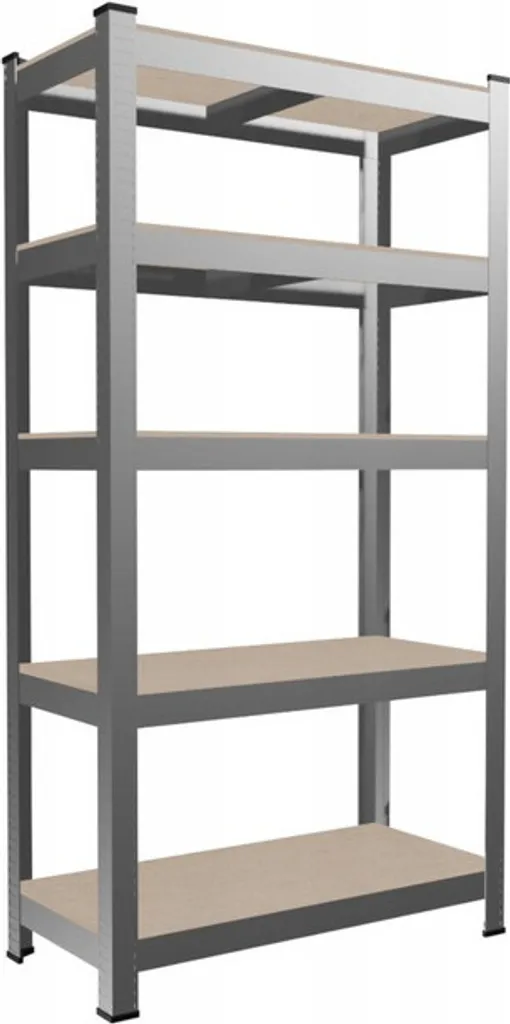 Étagère de Cave 180x90x30 cm à 5 Niveaux HDF pour Stockage Durable