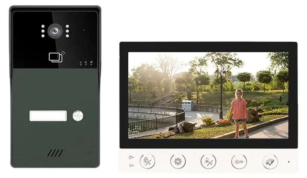 Interphone tactile anti-intrusion 1080p pour remplacer votre sonnerie