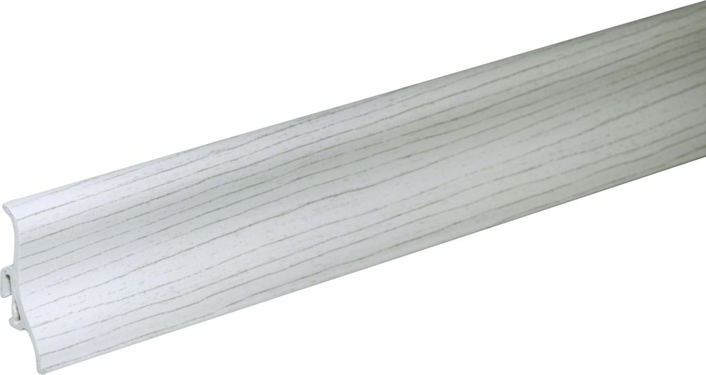 FN Neuhofer Fußleiste 250 cm 48 x 21 mm Perlgrau