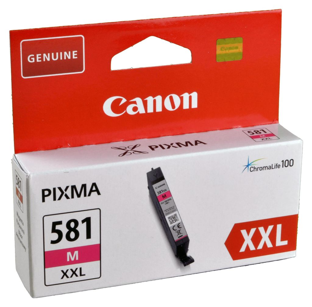Canon CLI-581 XXL Magenta Tintentank, sehr hohe Reichweite, Produktbild 
