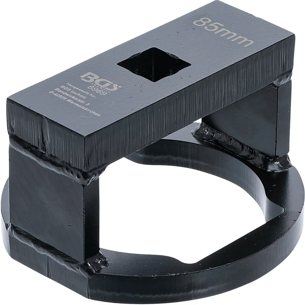 Démonter écrou d'essieu BPW grippé avec la clé BGS 6969 SW 85 mm pro