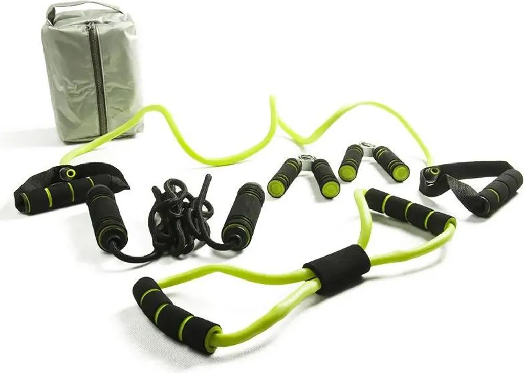 Pack Fitness 4 en 1 Laubr Sport Vert : Gagnez de la Place et du Muscle