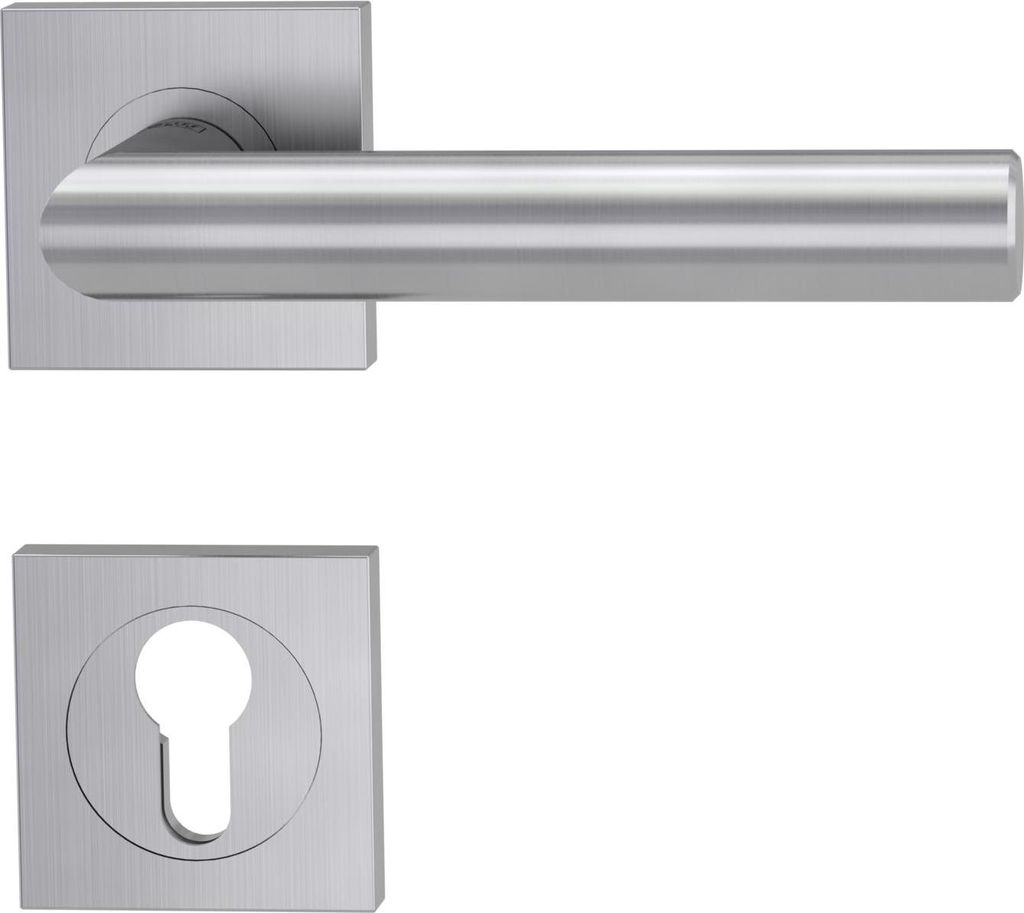 Griffwerk Türgriff Lucia - alle Ausführungen PZ (Profilzylinder-Schloss) links / rechts (beidseitig verwendbar) PROF - Schraubtechnik (eckig) Ede...