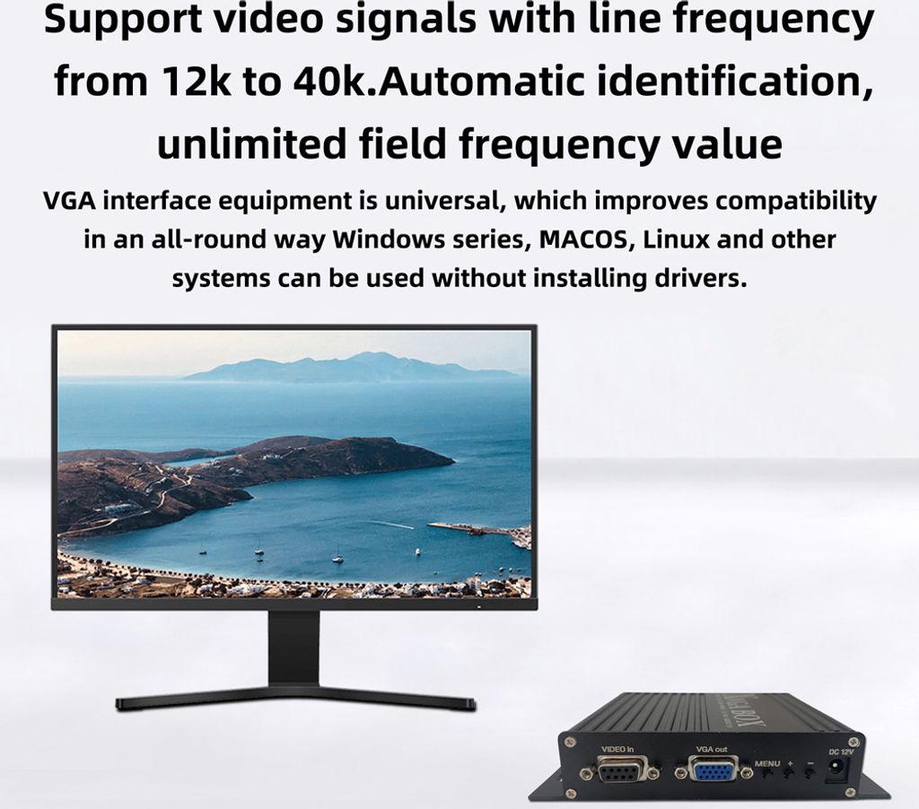 RGBS MDA CGA EGA na VGA průmyslový monitor | Kaufland.cz