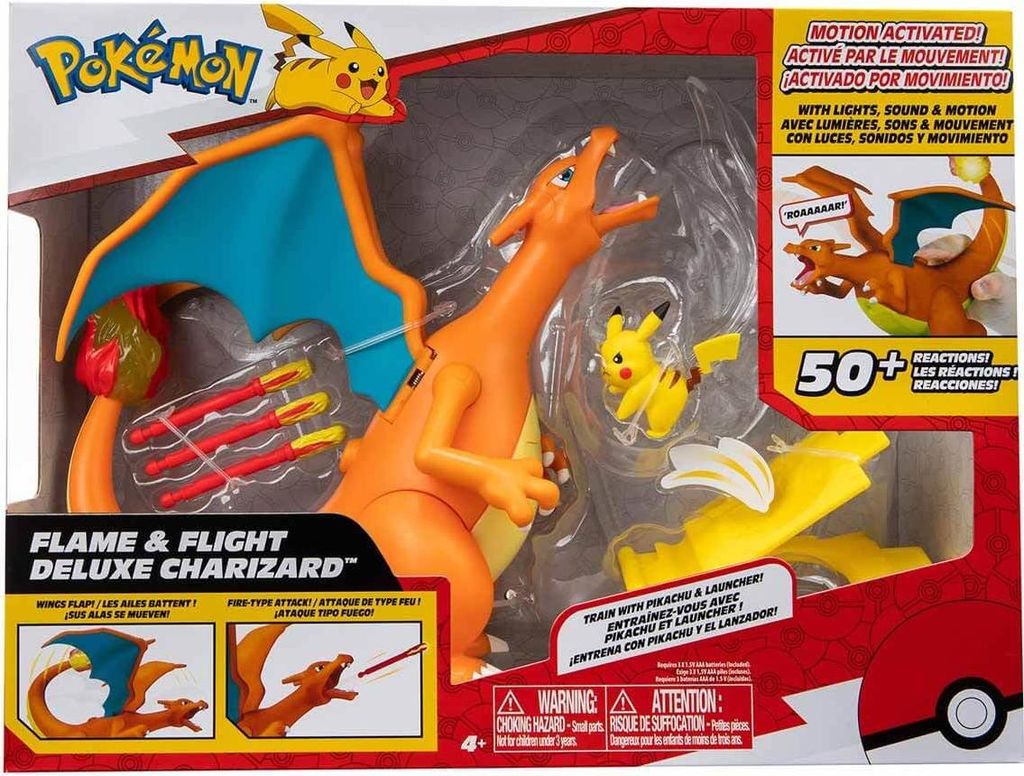 Pokemon. Charizard, figurka deluxe + Pikachu Zdjęcie produktu 