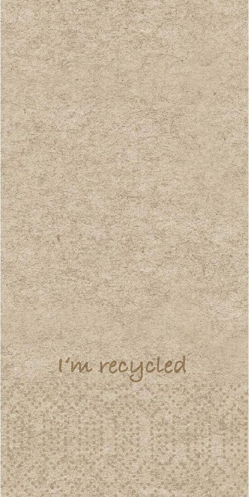 Duni Tissue Servietten 33 x 33cm I ́m Recycled 2 lagig 300 Stück