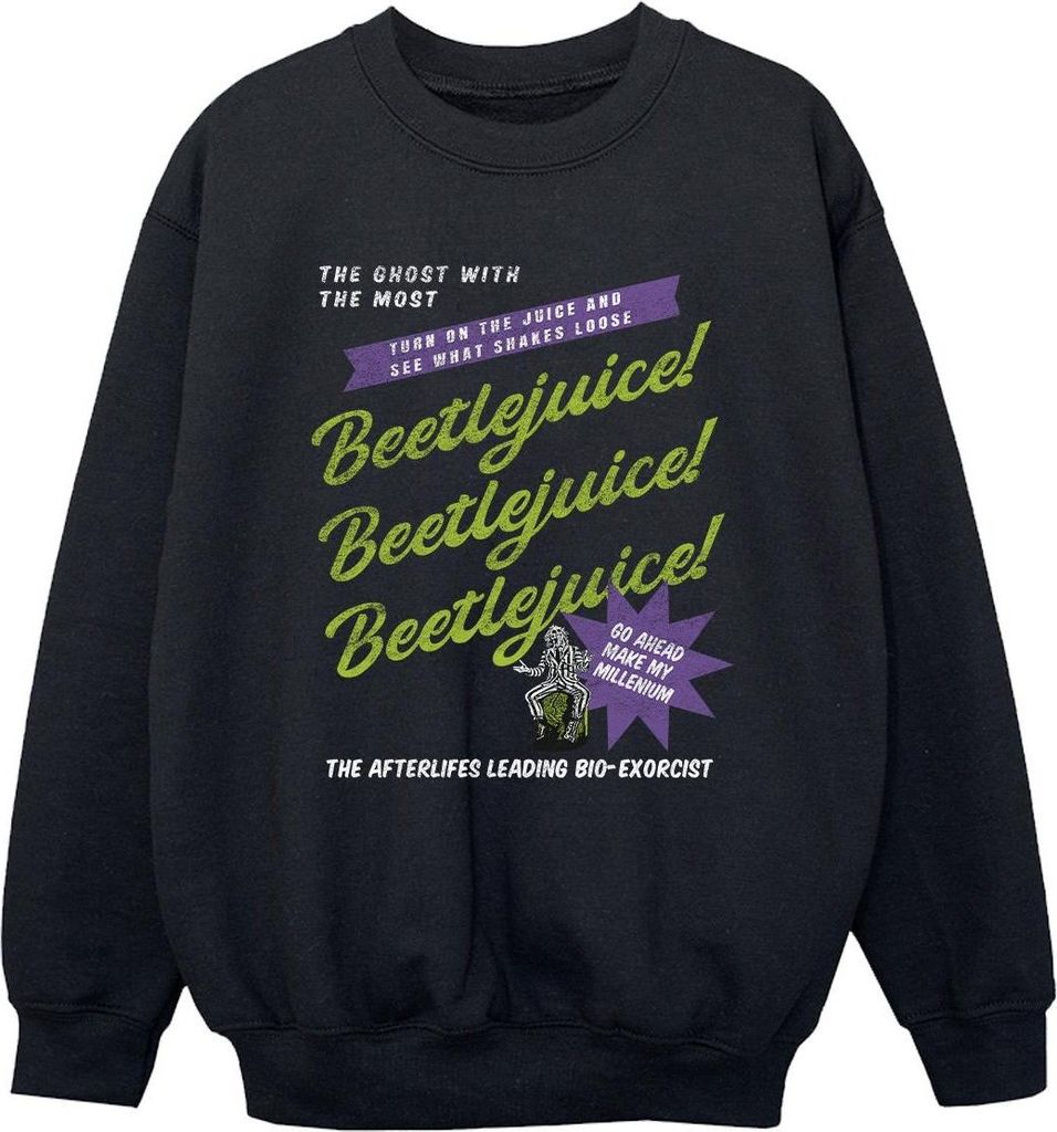 Beetlejuice - "Make My Millenium" Sweatshirt für Jungen BI53443 (128) (Schwarz)