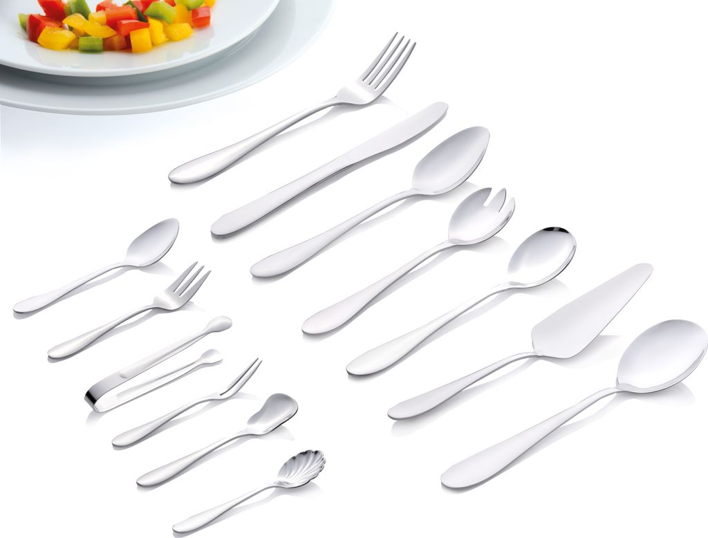 alpina BesteckSet - 70 Teile - 12 Personen - Servierbesteck Produktbild 