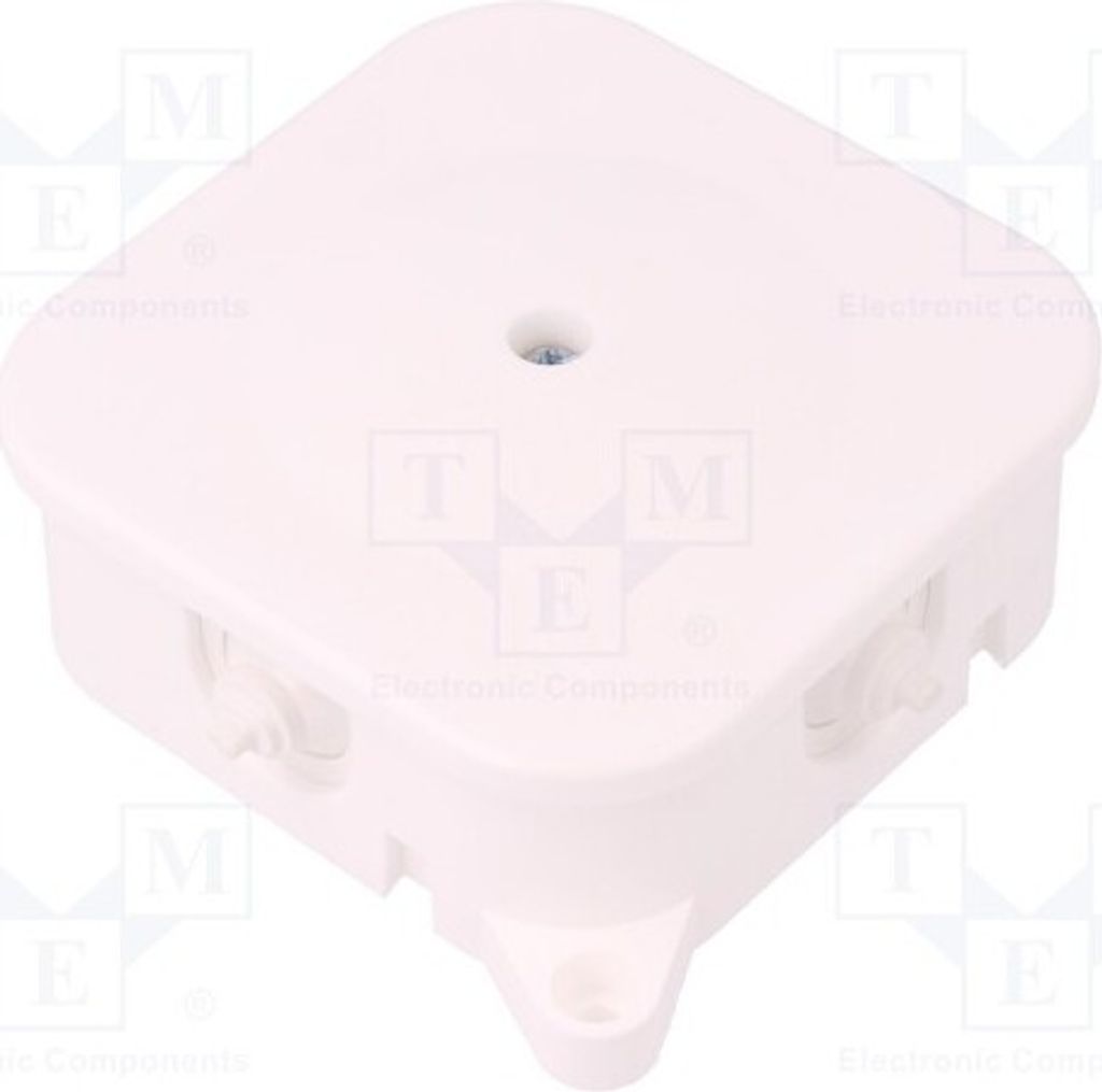 1x Gehäuse: Verbindungsdose Z: 35mm IP42 X: 86mm Y: 86mm weiss 0214-00 Elektro-In