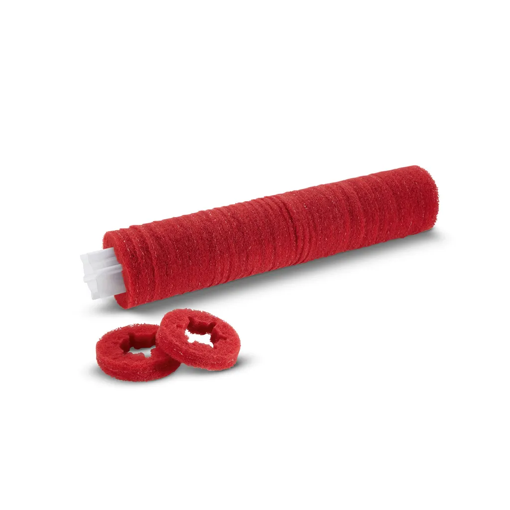 Disque de nettoyage rouge avec douille pour brosse BR 45/40 Kärcher