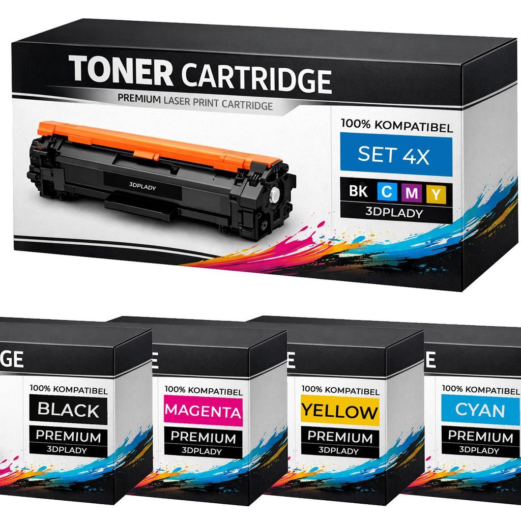Toner Set TN-326 / TN-325 für Brother kompatibel CMYK Produktbild 