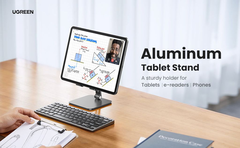 Verstellbarer Tablet-Ständer für iPad, Tablet-Ständer aus Produktbild 5