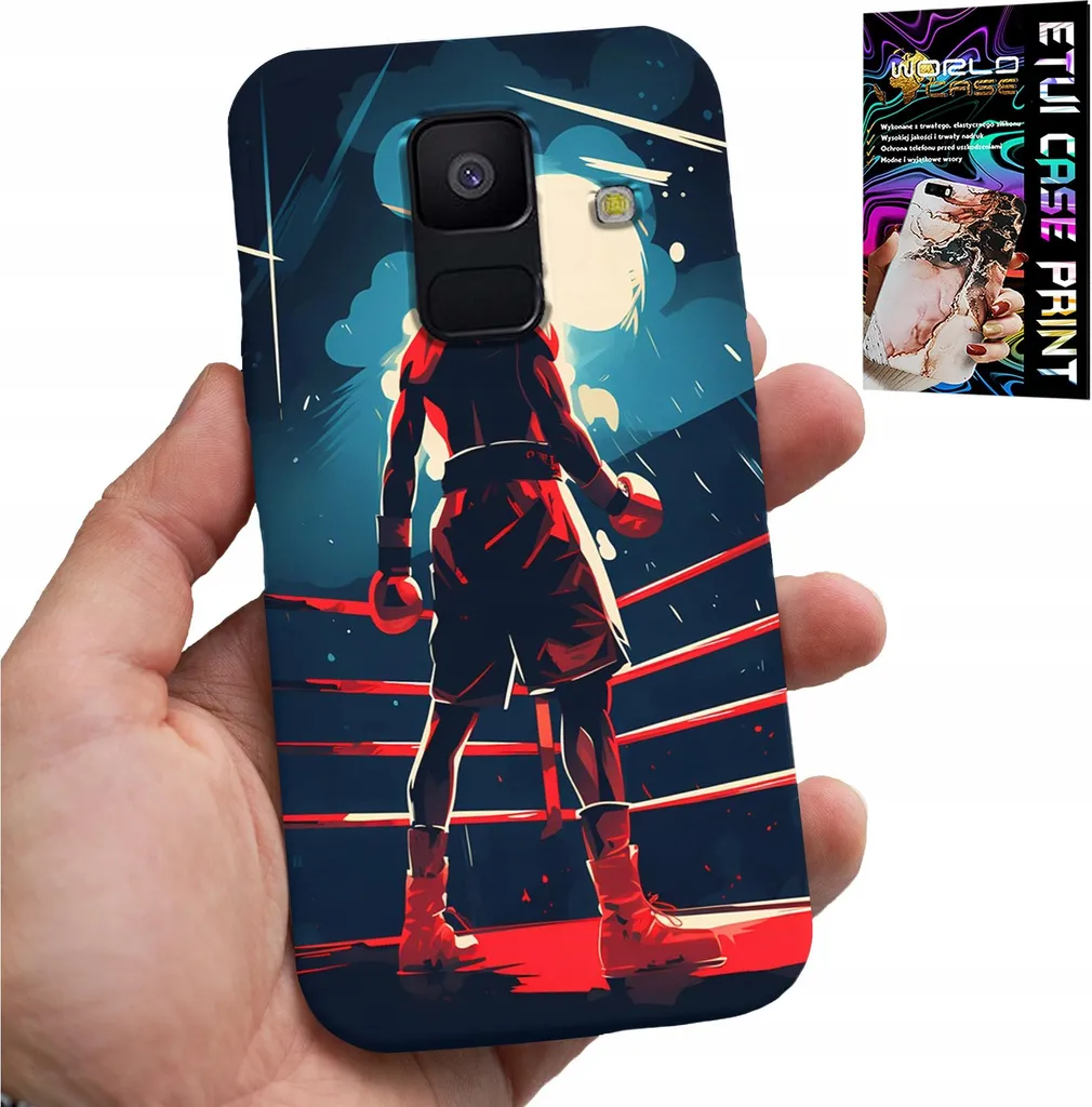 Kit Protezione Samsung A6 2018: Custodia Boxe TPU + Vetro 9H