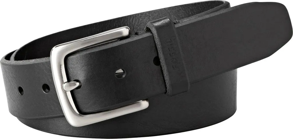 Cintura Fossil Joe in Pelle Nera | Stile Vintage Americano Uomo - 1