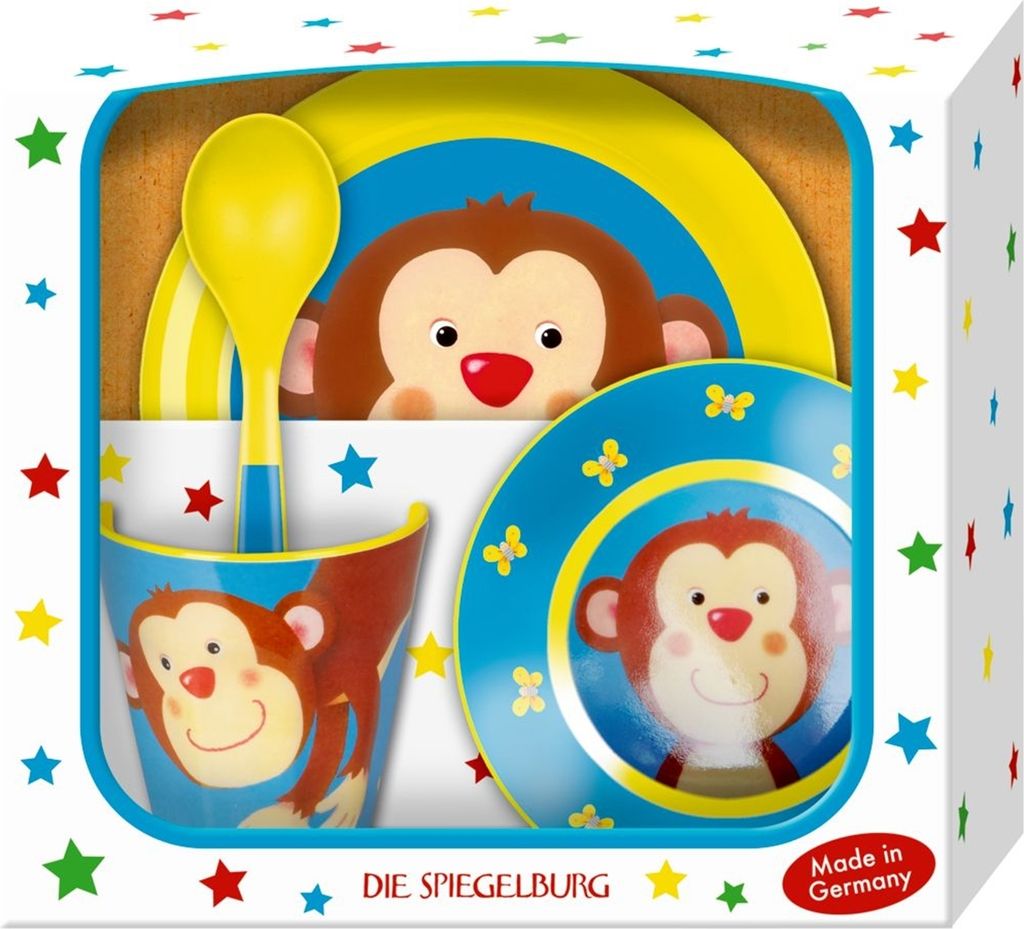 Coppenrath Verlag 18249 Geschirr Geschenkset Affe Produktbild 
