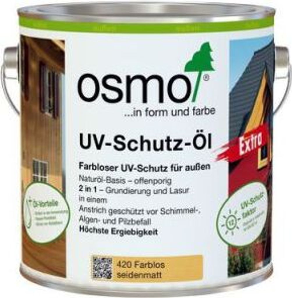 Osmo UV-Schutz-Öl Farblos Extra 0,75 l - 11600026 Produktbild 