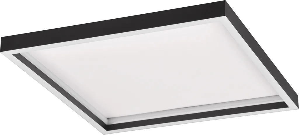 Plafond 35 cm LED 20W nero quadrato ROTONDA RL