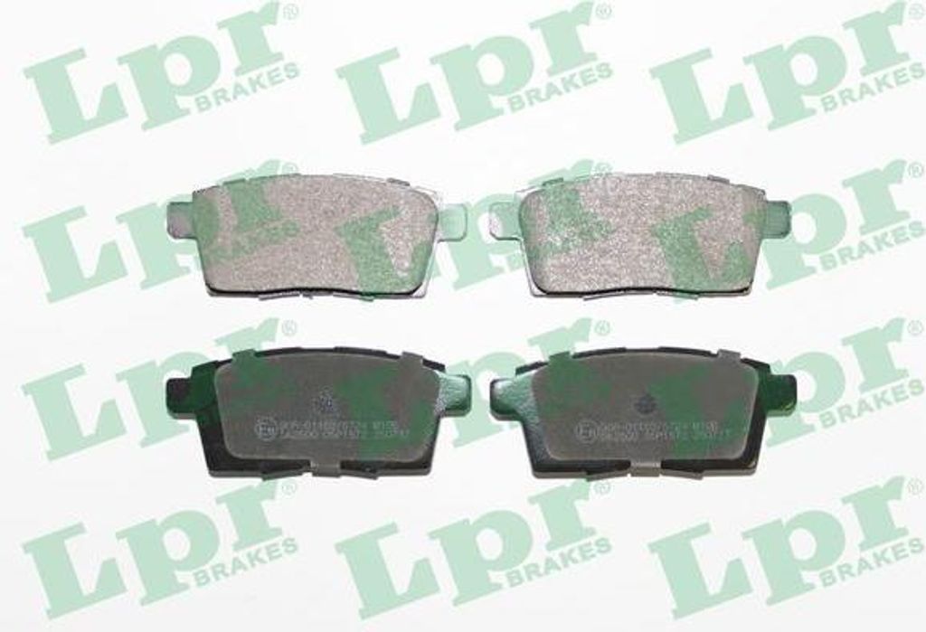 LPR 05P1572 Bremsbelagsatz, Scheibenbremse OE EHY42643Z kompatibel mit CX-9, CX-7