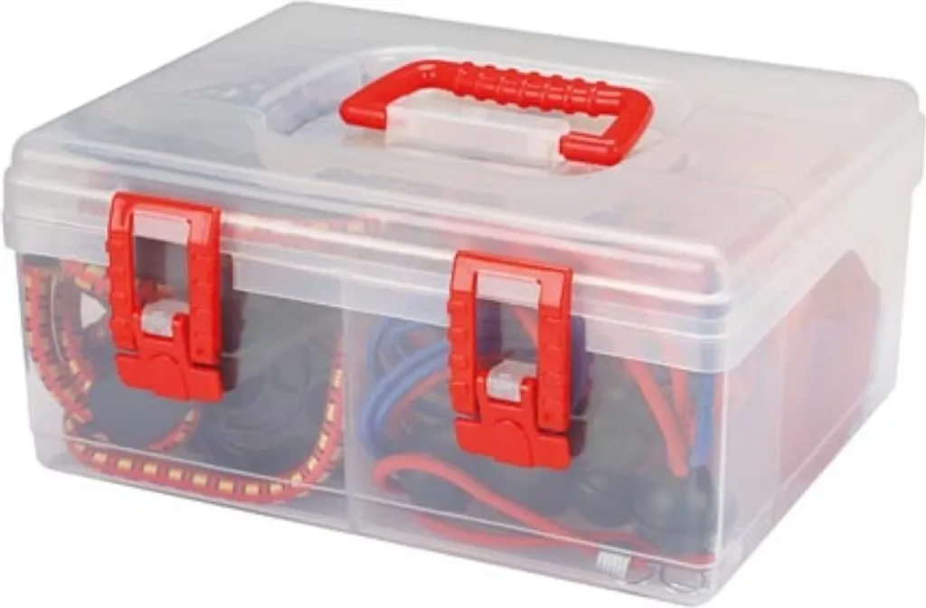 Set di cinghie con cricchetto e corde elastiche - 20 pezzi