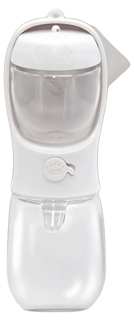 Bouteille pour randonnée avec chien, distributeur eau et nourriture