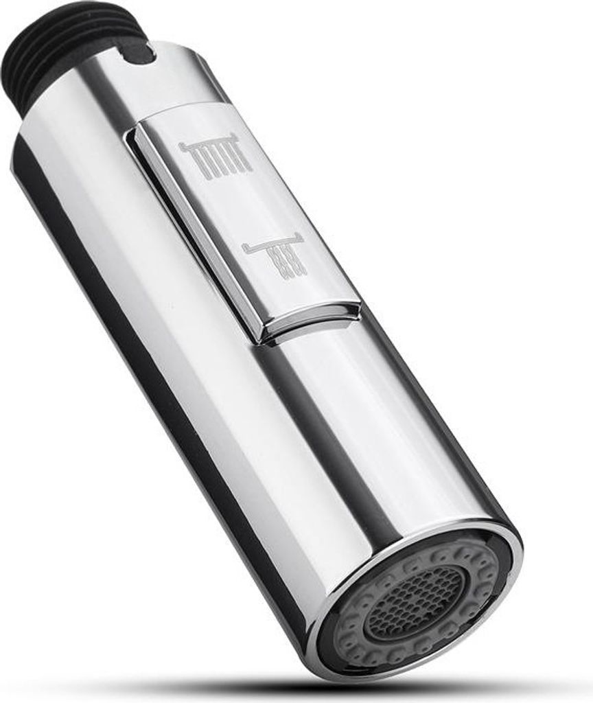 INF Ausziehbare Küchenarmatur 61002 - Chrom-Finish Produktbild 