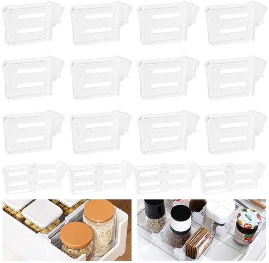 Rangement pour bières et boissons de frigo - Système Allecto 16 pièces