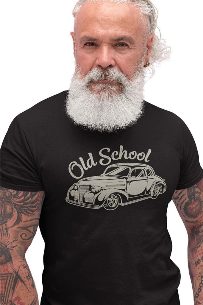 D&B Uni Polo ST00043 Old School Schwarz-Größe XL