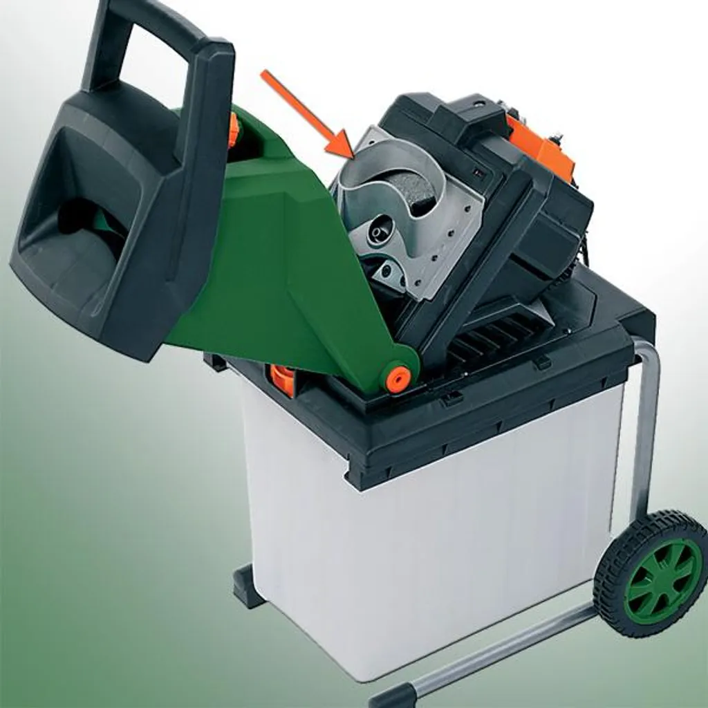 Broyeur de branches électrique puissant avec bac de ramassage 50L - 5