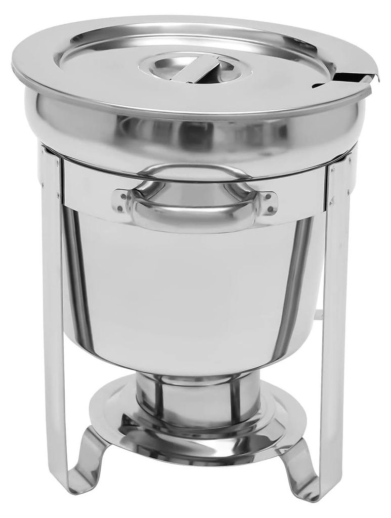 7L Suppenofen Suppe Topf Buffetwärmer Speisenwärmer mit Deckel für Catering, Buffet und Party