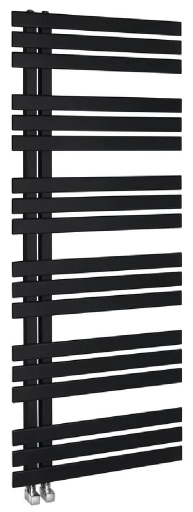 Adieu serviettes humides : Sèche-serviette Sapho Silvana 150x60 Noir Mat