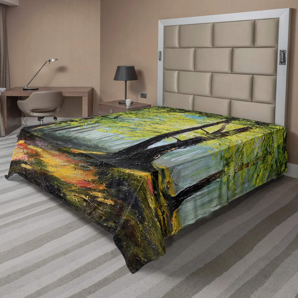 Lenzuolo ABAKUHAUS Foresta Autunnale 244x205 cm | Decorazione Nature
