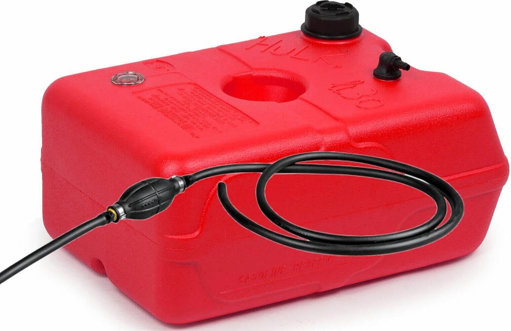 Kraftstofftank tragbar Reserve Kanister Boot Benzintank Außenborder Pumpe Ø45mm - Groesse: 30 Liter