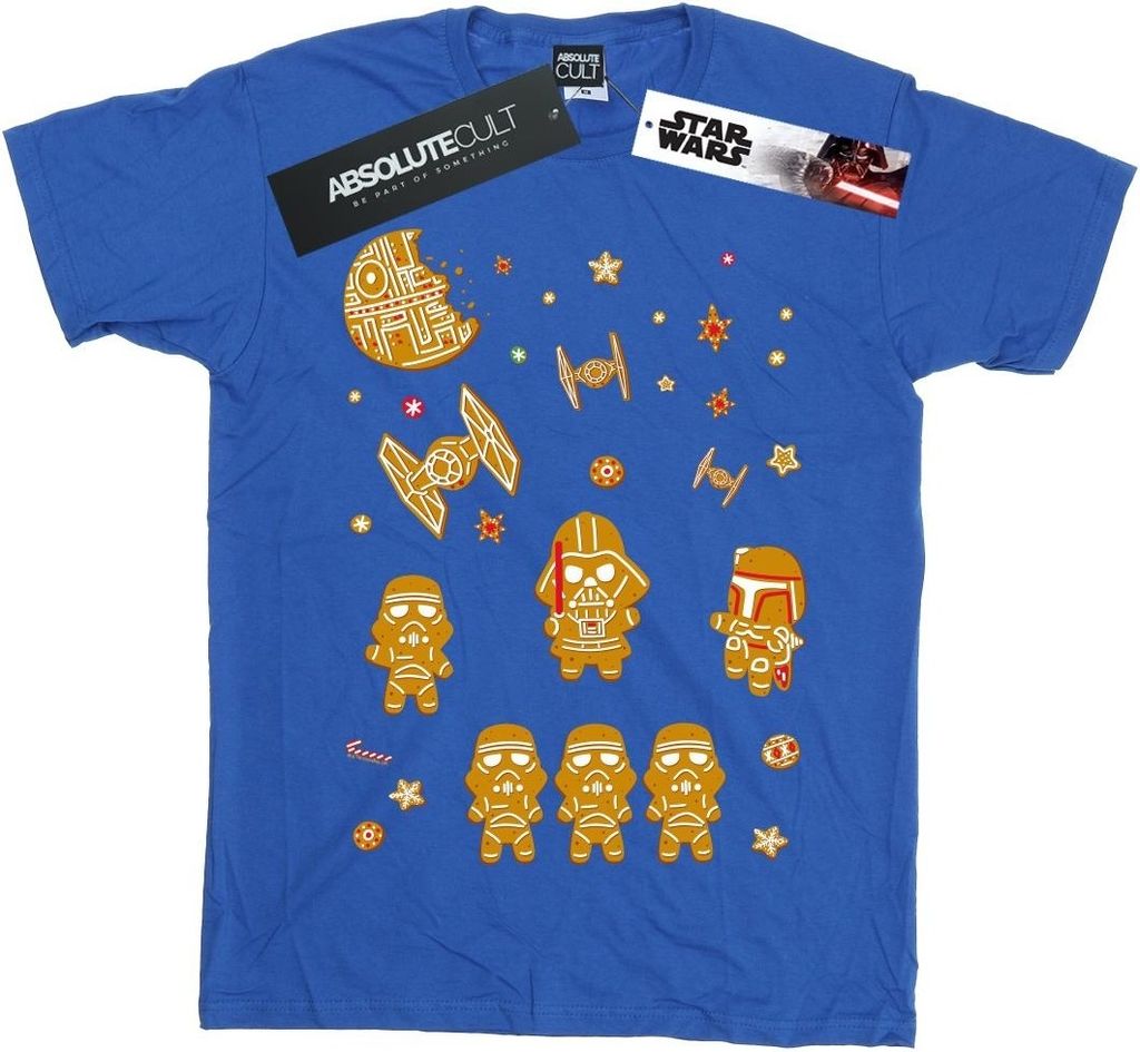 Star Wars - "Gingerbread Empire" T-Shirt für Damen BI45127 (XL) (Königsblau)