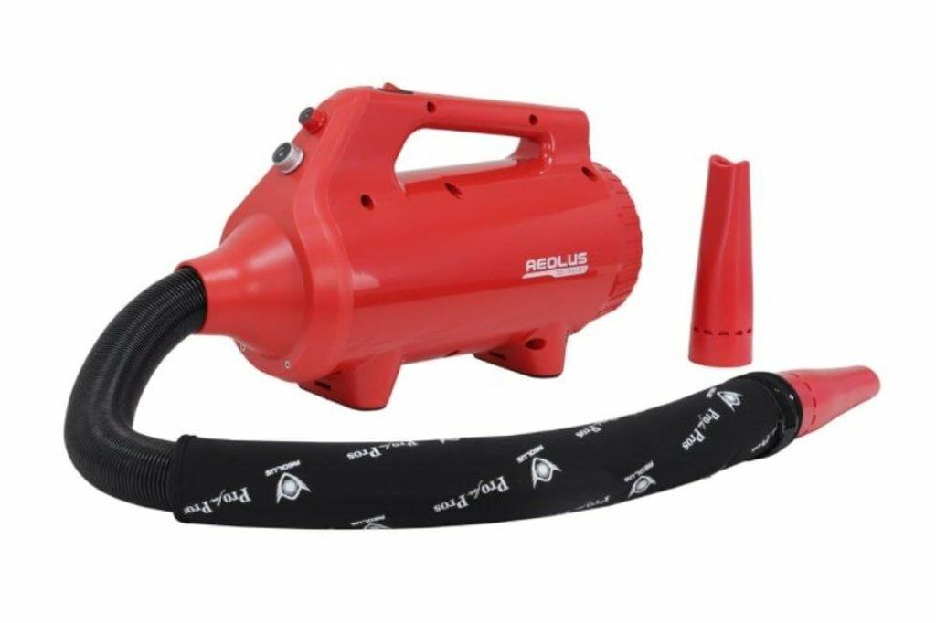 Aeolus Wasserföhn - 2800 Watt - Rot - Hundehaartrockner für Produktbild 