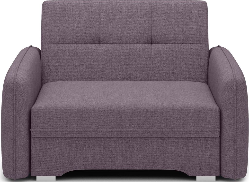 Krudox LAI 1-Sitzer Ausziehbares Schlafsofa mit Bettkasten und Stauraum Couch mit Schlaffunktion 102x84x109 cm Stoff POCO 41