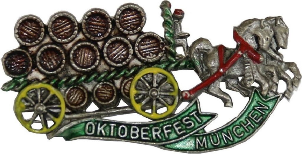 Hutanstecker Bierwagen Oktoberfest von Hut-Breiter in bunt